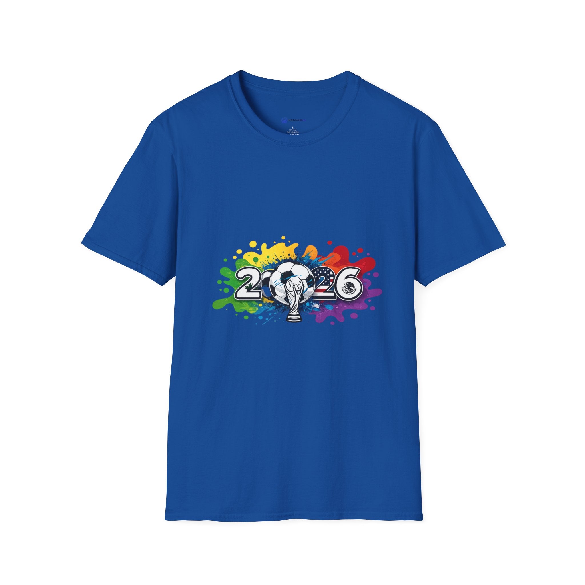 2026 Rainbow Soccer T‑Shirt — Pride Soccer Fan Shirt