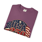 USA 250 T-Shirt — Patriotic "Serving Liberty Since 1776" Anniversary Tee