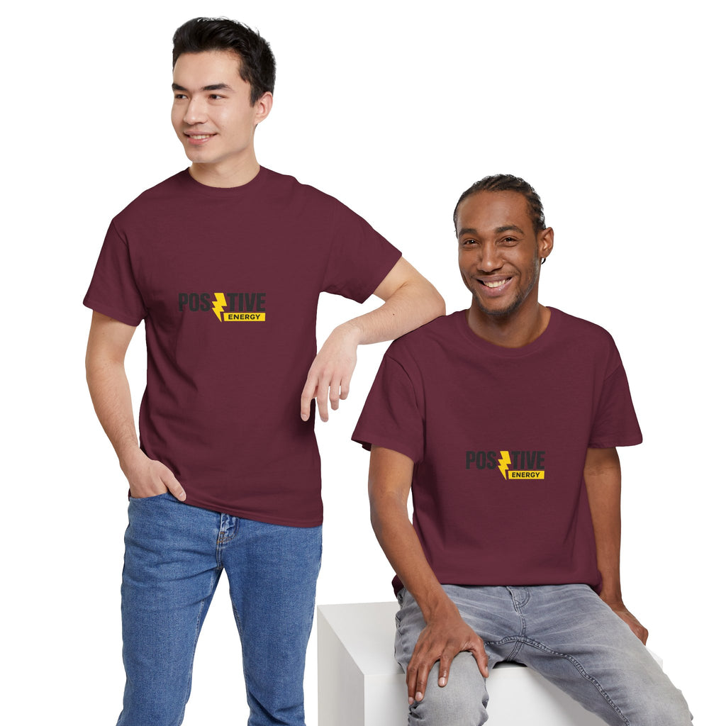 Positive Energy T-Shirt — Minimal Motivational Tee