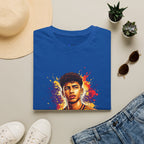Soccer Player Portrait T-Shirt — 'Spain Legend' Watercolor Graphic Tee