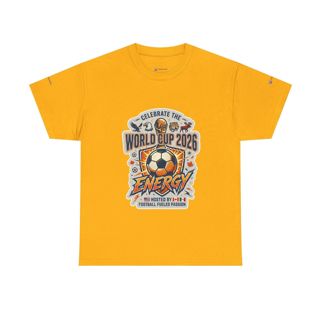World Cup 2026 Energy Soccer Tee — "EAT SLEEP WATCH REPEAT" Fans Inspired.