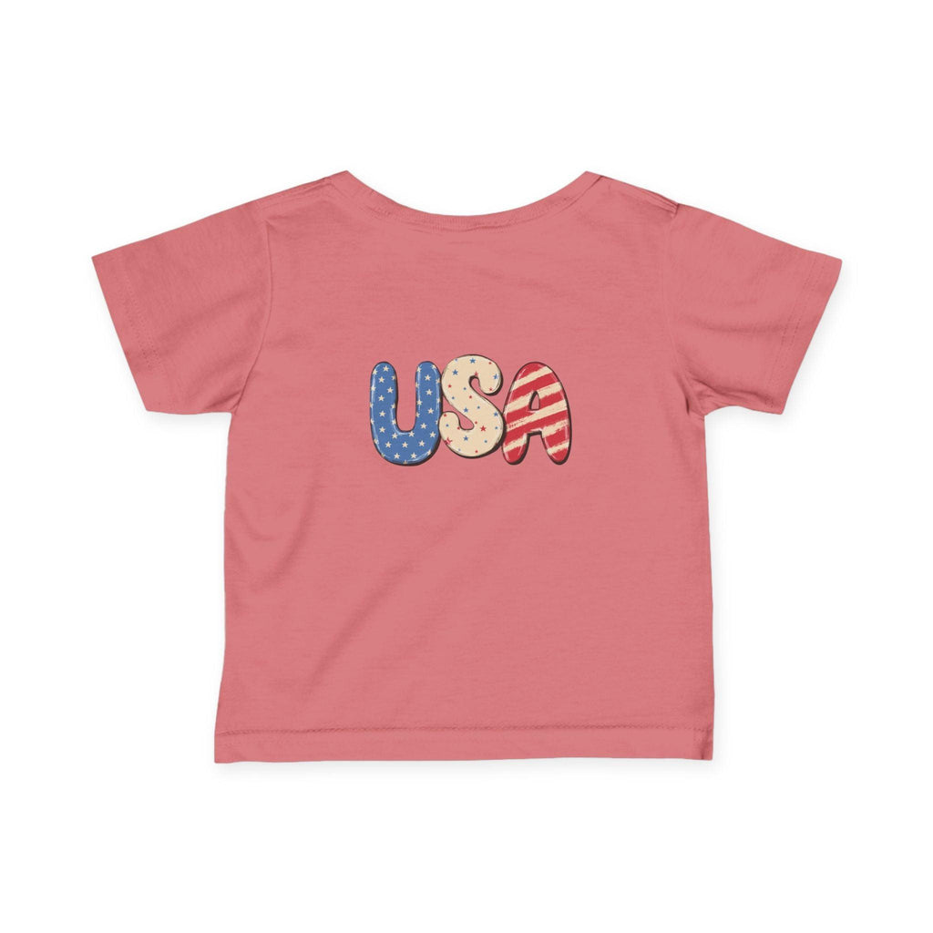 Infant 4th of July Tee — Cute USA Baby Patriotic Shirt.