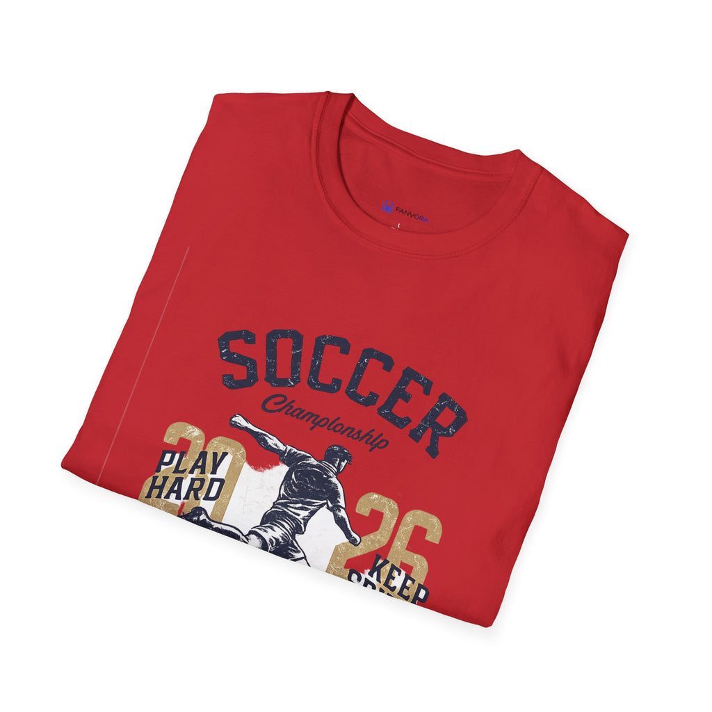 Soccer Championship 2026 T-Shirt —  Play Hard Soccer Tee