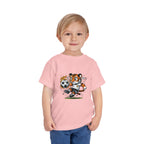 Toddler Soccer Tiger Tee — Cute Kicking Tiger Football Shirt for Kids