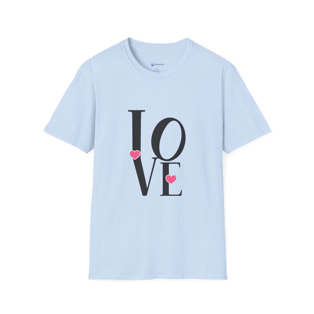 LOVE Heart Graphic T-Shirt — Romantic Valentine's Day Tee