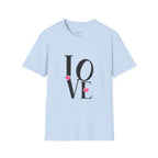 LOVE Heart Graphic T-Shirt — Romantic Valentine's Day Tee