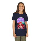 Birthday Youth Tee - Cute Mermaid "Happy Birthday" Graphic
