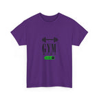 Gym Mode On T-Shirt — Workout Tee with Barbell Graphic