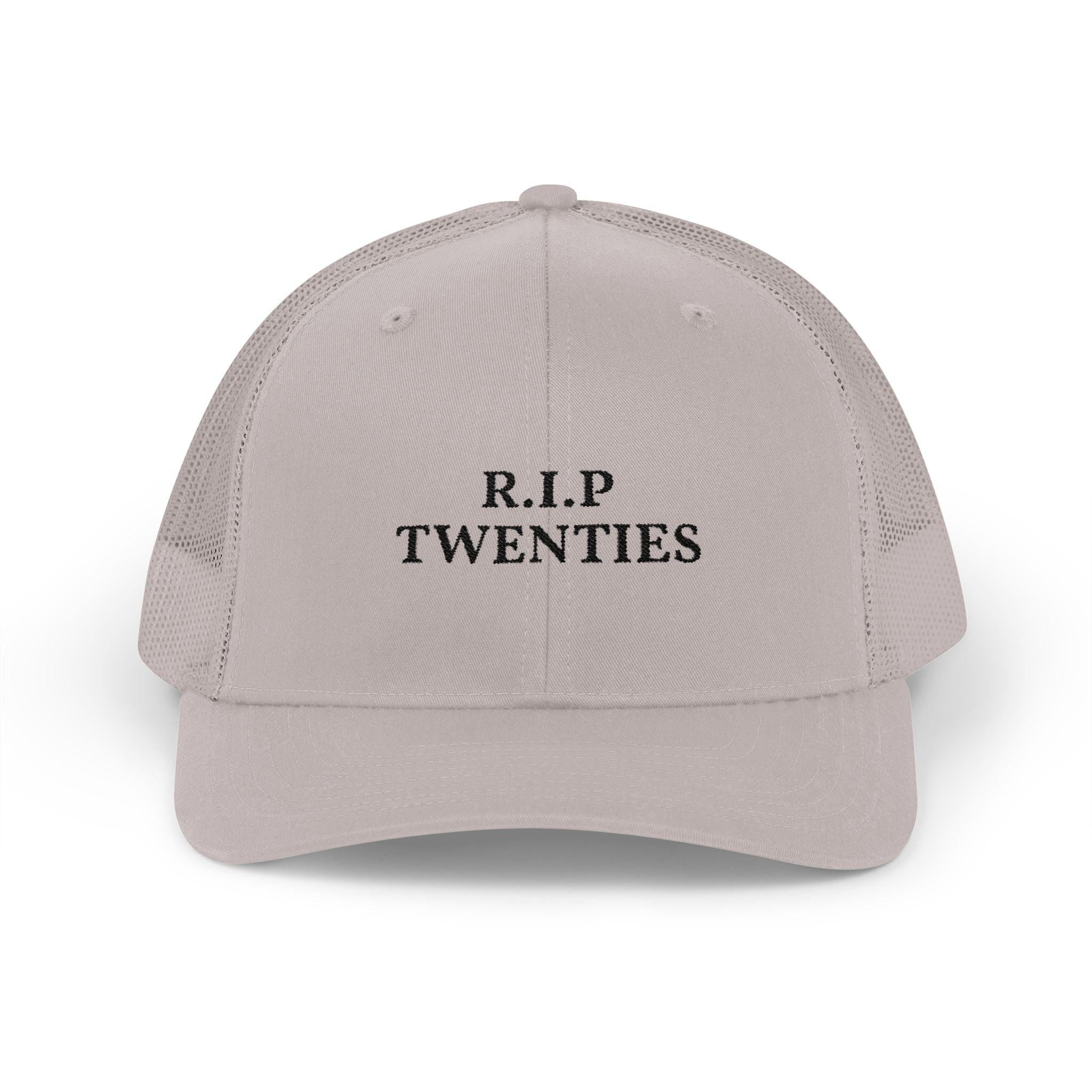 R.I.P. Twenties embroidered trucker cap