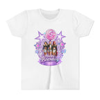 Girls' 5th Birthday Tee - 'Happy Birthday' Glitter Stars Design
