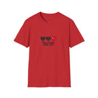 T-Shirt — Pixel Heart "You Have One Life" Graphic Tee