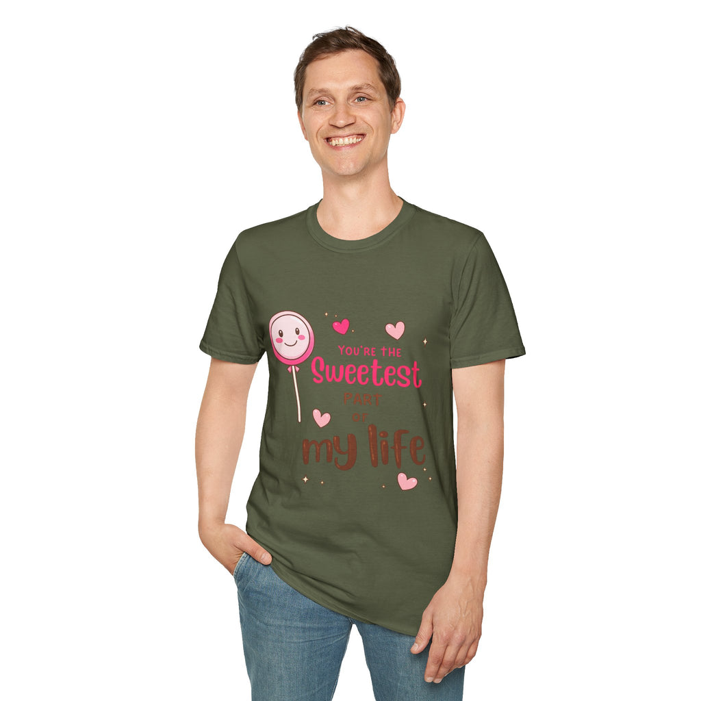Sweetest Part T-Shirt — Cute Lollipop ‘You’re the Sweetest Part of My Life’ Graphic Tee