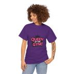 Queen of the Gym T-Shirt — Pink Crown Fitness Tee
