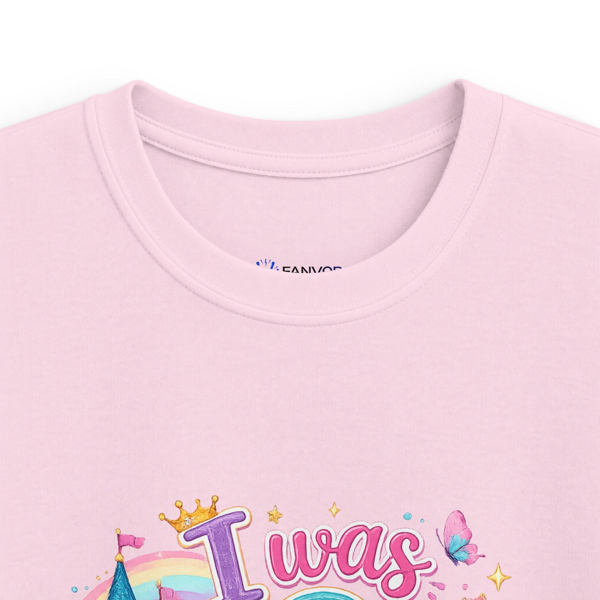 Girls' Princess 8th Birthday T-Shirt — "This Is How I Turn 8" Floral Castle Tee