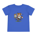 Toddler Soccer Tiger Tee — Cute Kicking Tiger Football Shirt for Kids