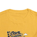 Toddler Tee - "Extreme Adventure 4x4 Off Road" Blue Monster Truck.