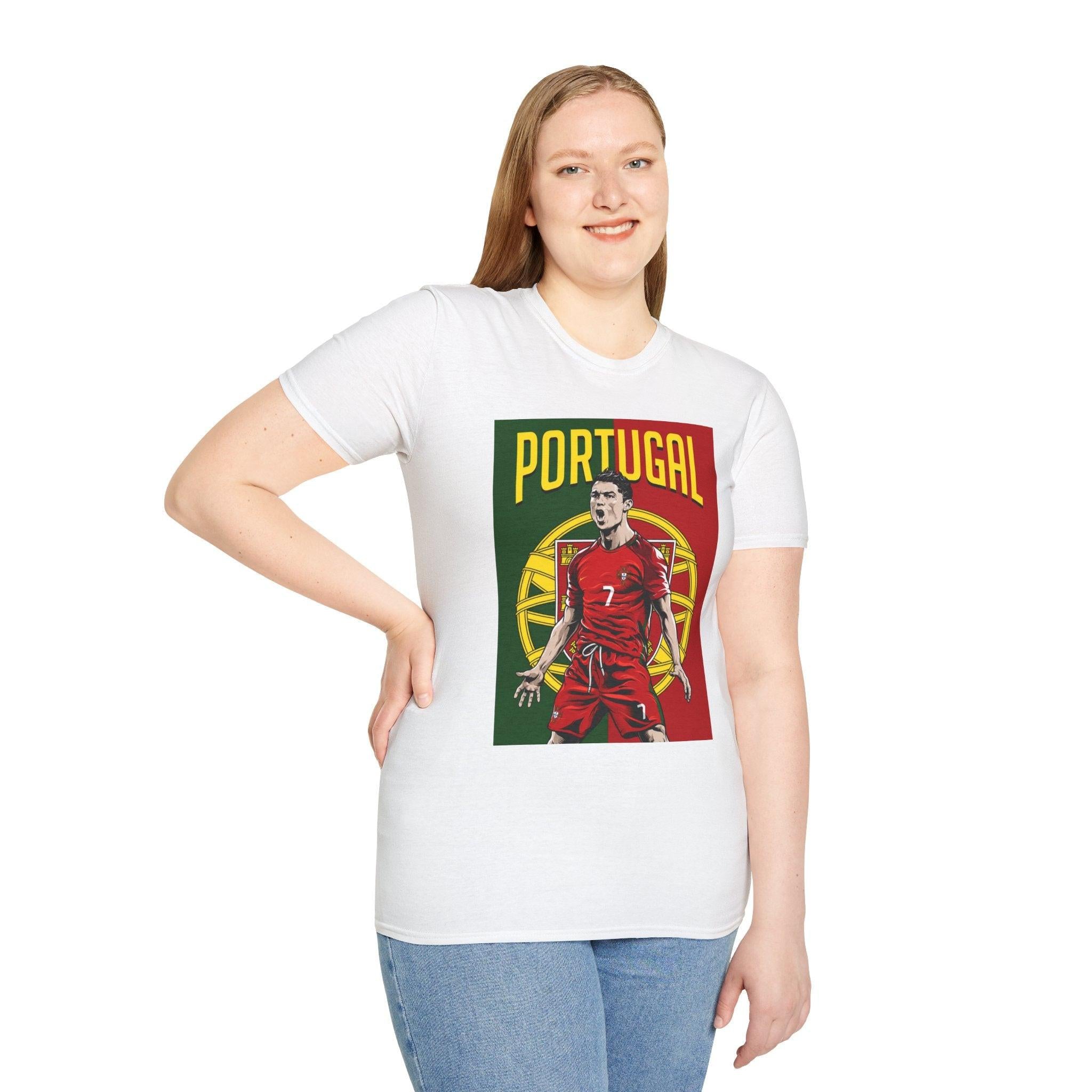 Portugal Soccer Tee — National Team Player Graphic T-Shirt.