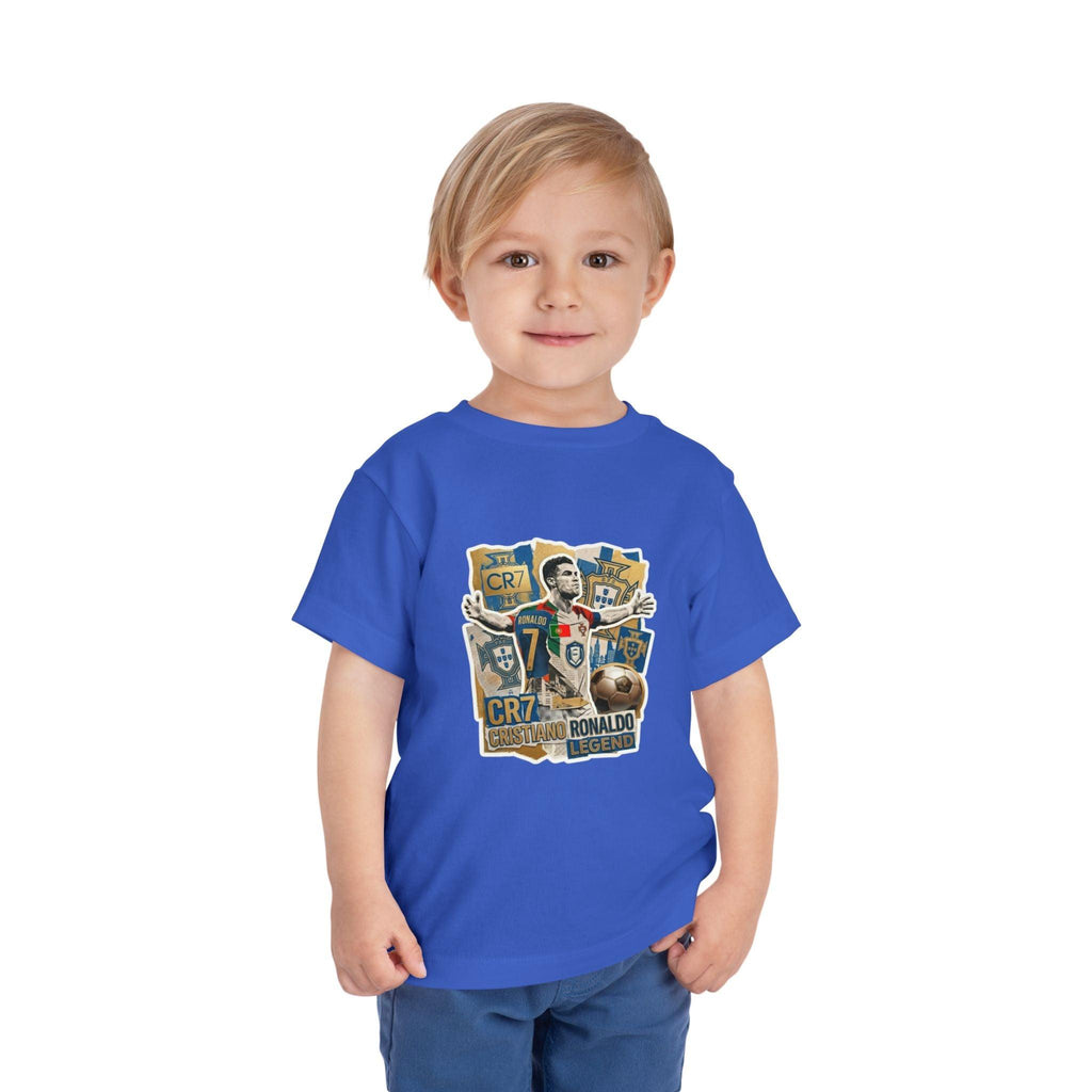 CR7 Fan Inspired Toddler Soccer T‑Shirt — Kids Football Fan Tee