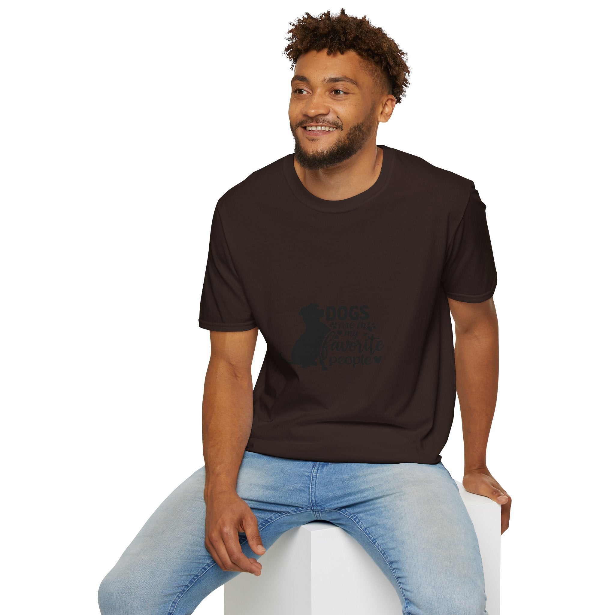 Dog Lover T-Shirt — “Dogs Are My Favorite People” Graphic Tee