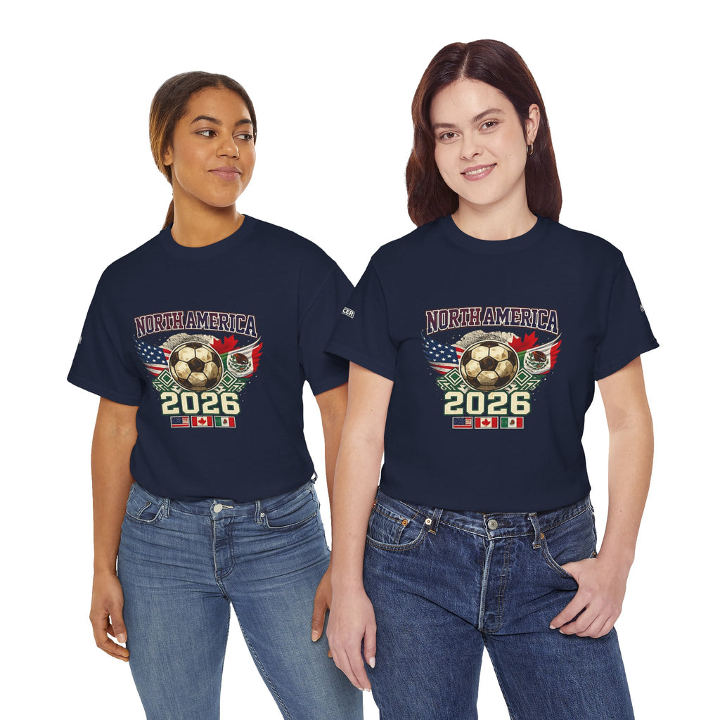 North America 2026 Soccer T-Shirt — USA Canada Mexico
