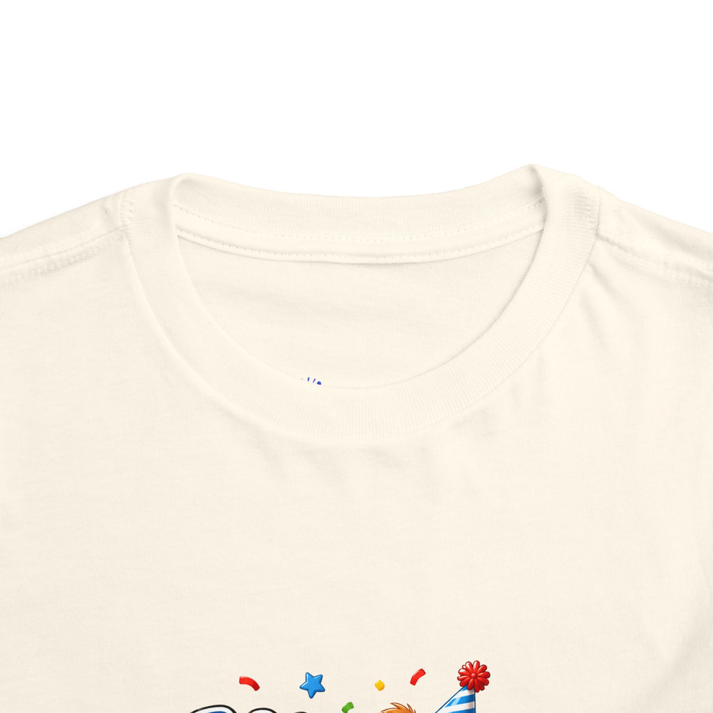 Toddler Birthday Tee — "It's My Birthday" Puppy Party Shirt