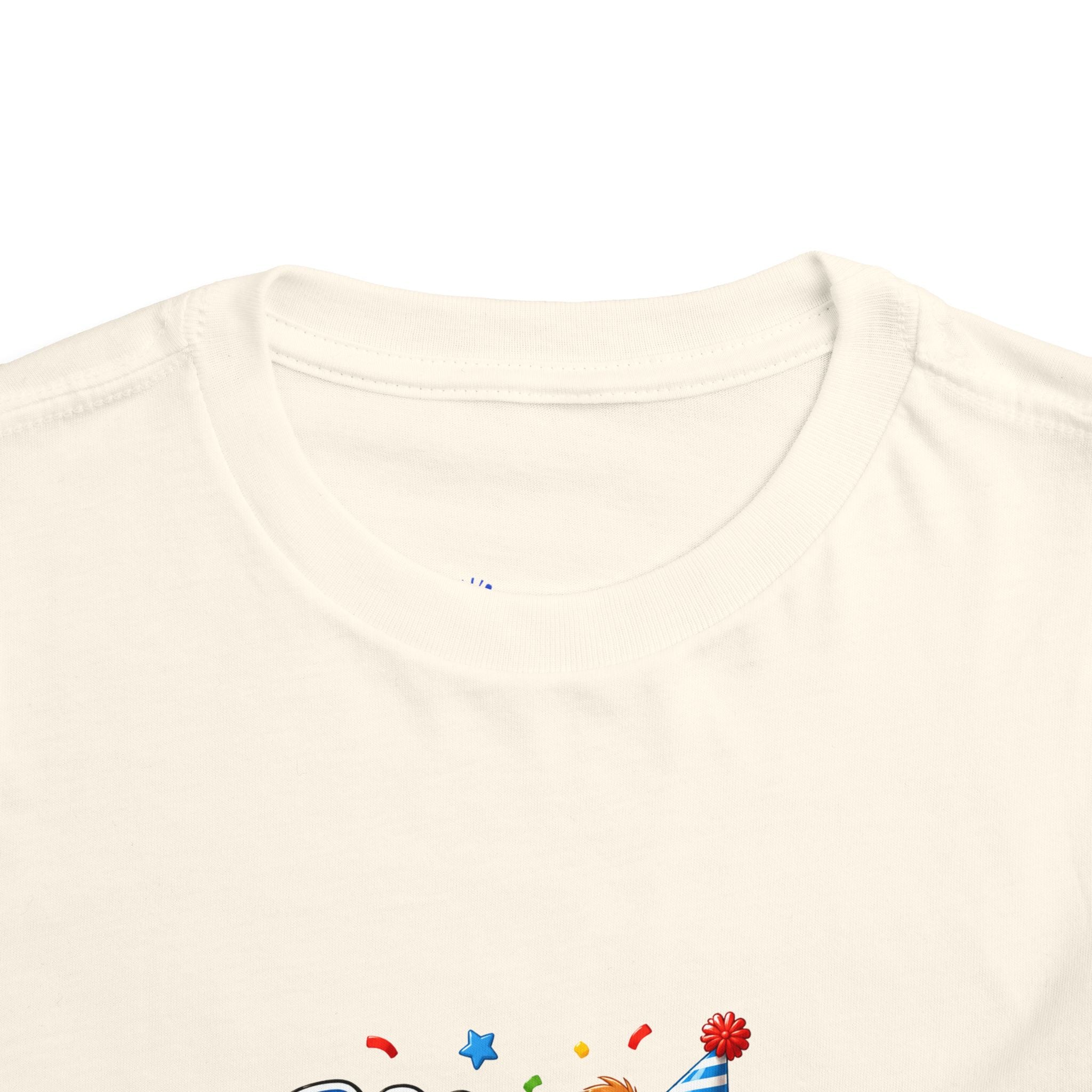 Toddler Birthday Tee — "It's My Birthday" Puppy Party Shirt