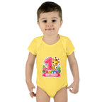 1st Birthday Baby Bodysuit - Happy Birthday Giraffe Onesie