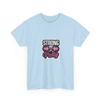 Strong and Pretty Tee — 'Strong and Pretty' Fitness Graphic T-Shirt
