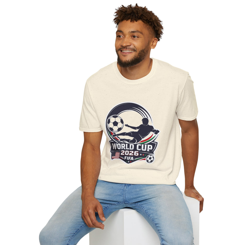 Soccer T-Shirt — FIFA Fan Tee with Player Silhouette