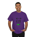 Gym Mode On T-Shirt — Workout Tee with Barbell Graphic