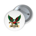 Mexico 2026 Eagle Soccer Pin Button — Football Fan Lapel Badge