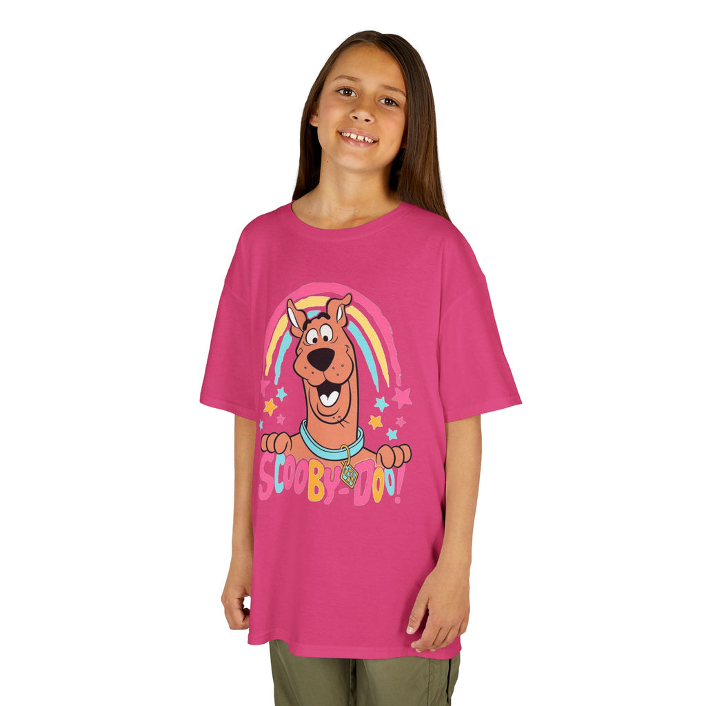 Scooby-Doo Kids T‑Shirt — Colorful Rainbow Cartoon Tee for Kids