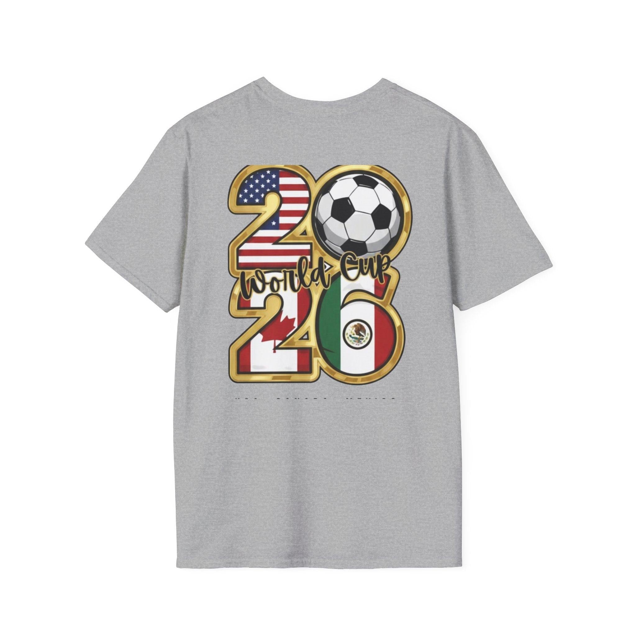 World Cup 2026 T-Shirt – USA, Canada & Mexico Soccer.