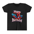Spider Hero "Happy Birthday" Youth Tee