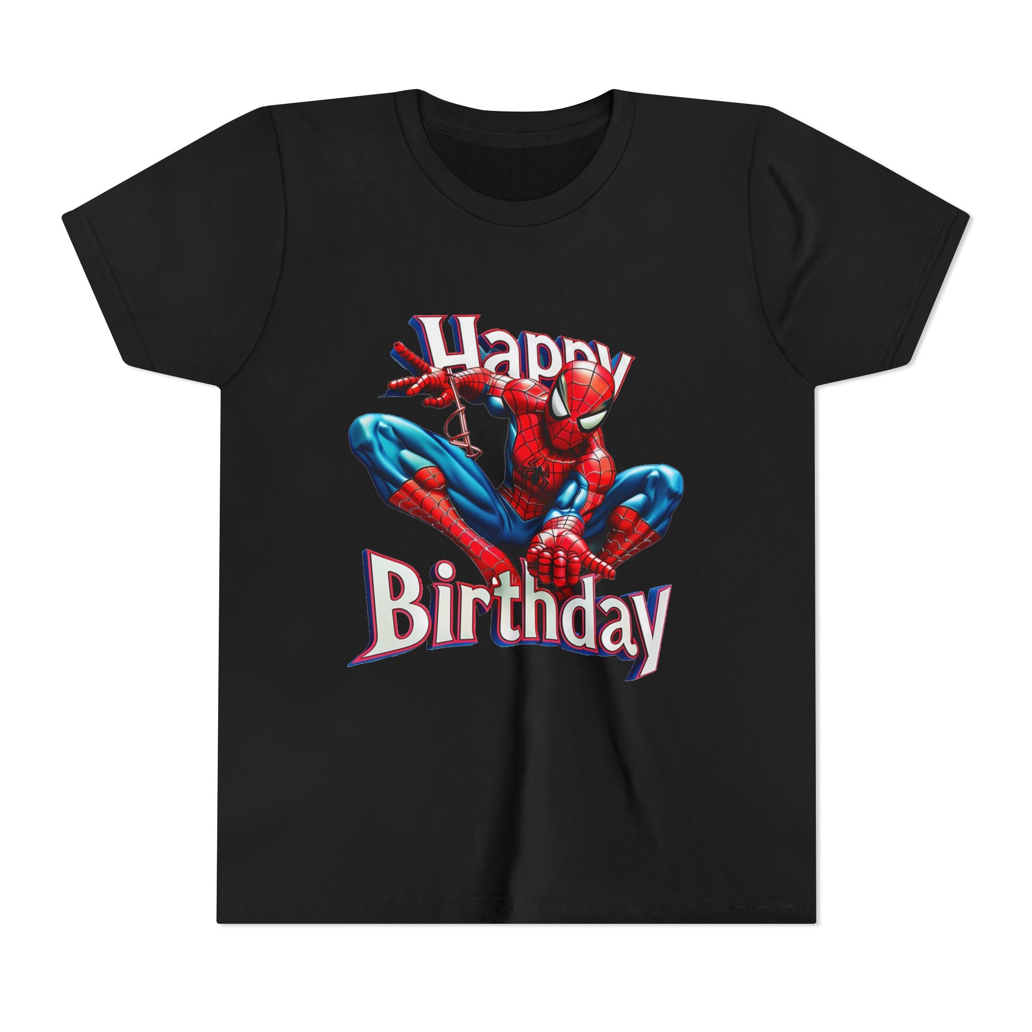 Spider Hero "Happy Birthday" Youth Tee