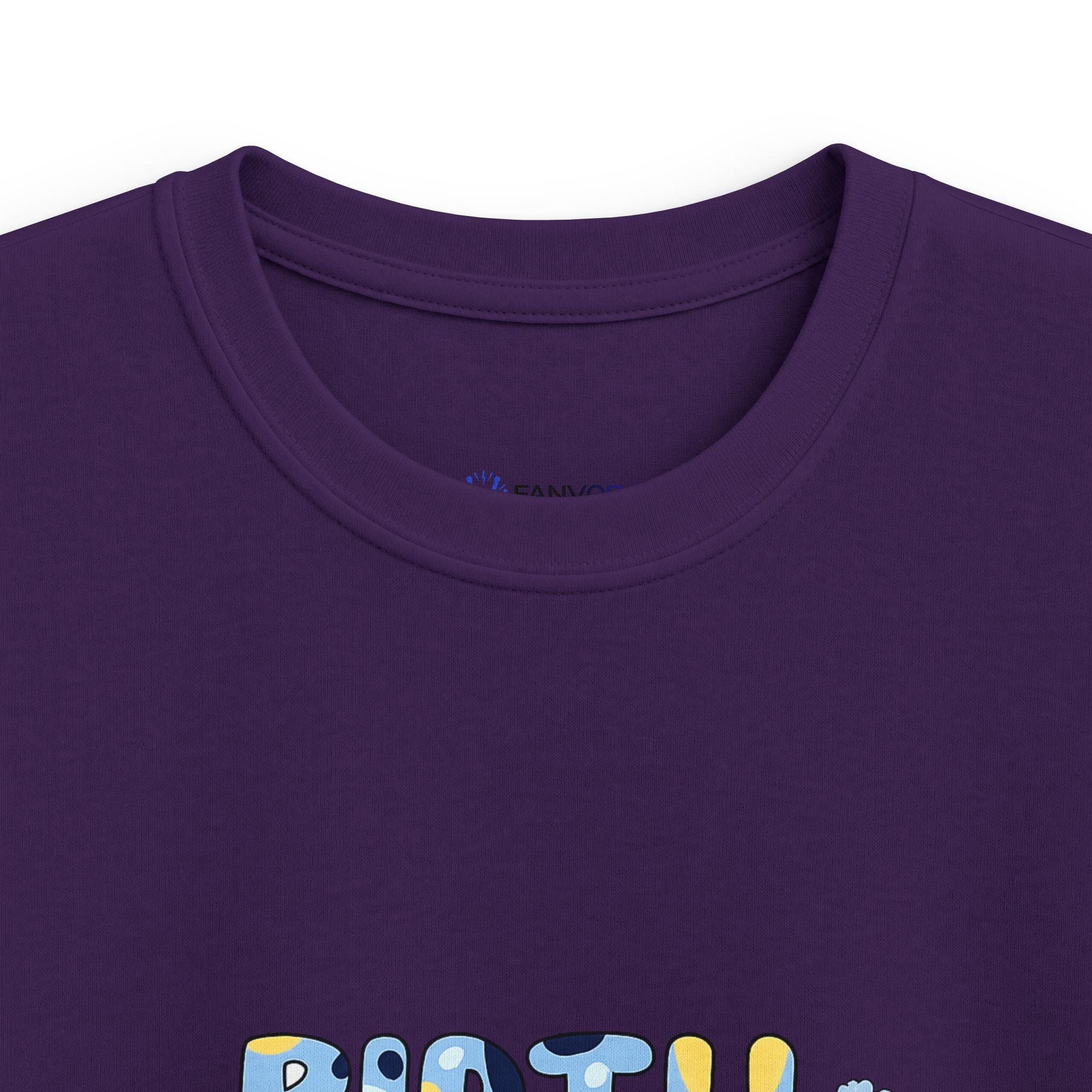 Kids Tee — Cute Blue "Birthday Boy" Bubble Letter Shirt