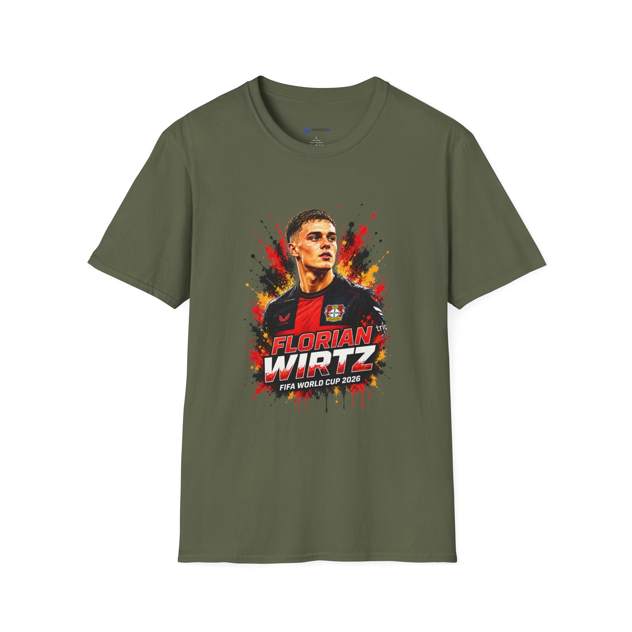 Germany Legend Soccer T-Shirt — Portrait Graphic Football Fan Tee