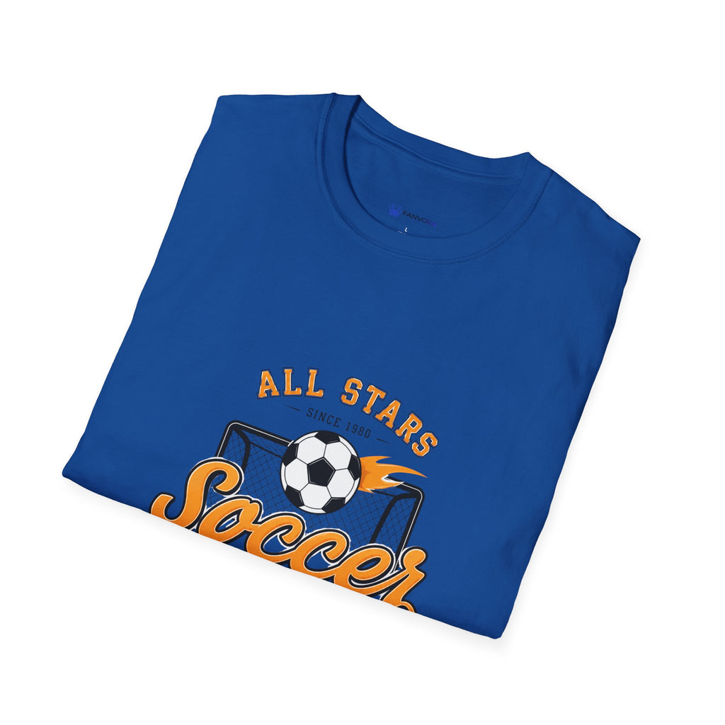 Soccer All Stars T-Shirt — Vintage Goal & Ball Sports Tee