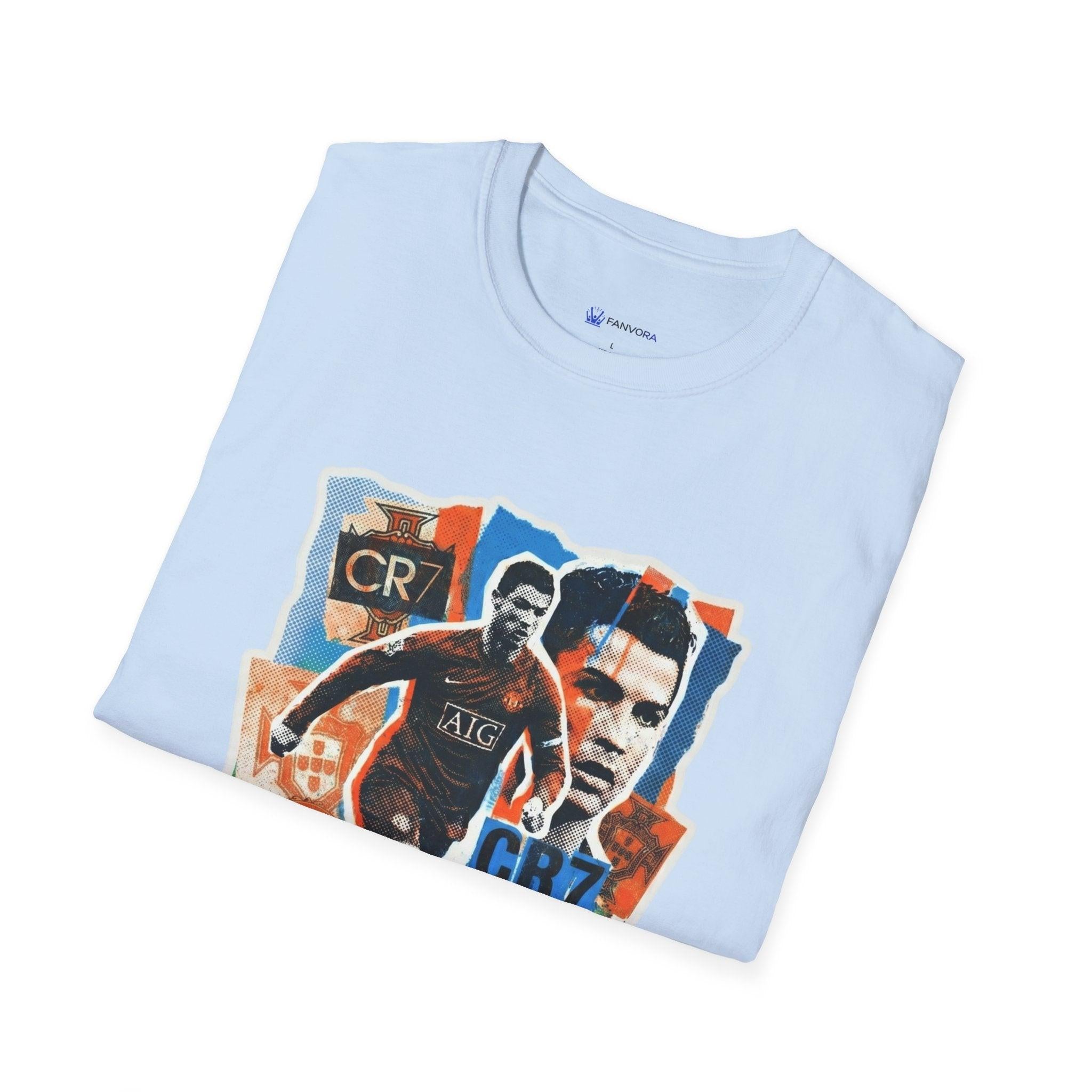 CR7 Soccer Graphic T-Shirt — Vintage Collage World Cup 2026 Fan Inspired.