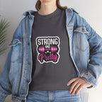 Strong and Pretty Tee — 'Strong and Pretty' Fitness Graphic T-Shirt