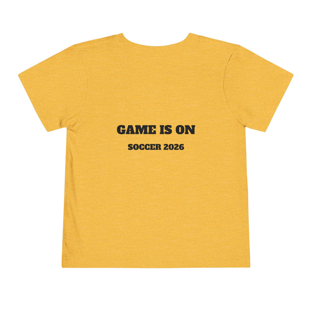 Toddler Soccer Tiger Tee — Cute Kicking Tiger Football Shirt for Kids