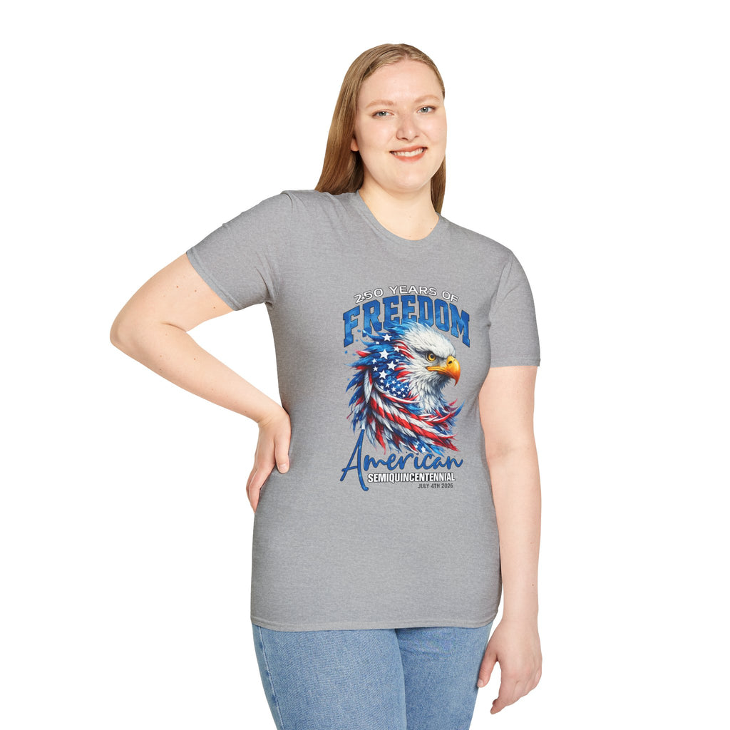 Freedom Eagle T‑Shirt — 250 Years of American Pride