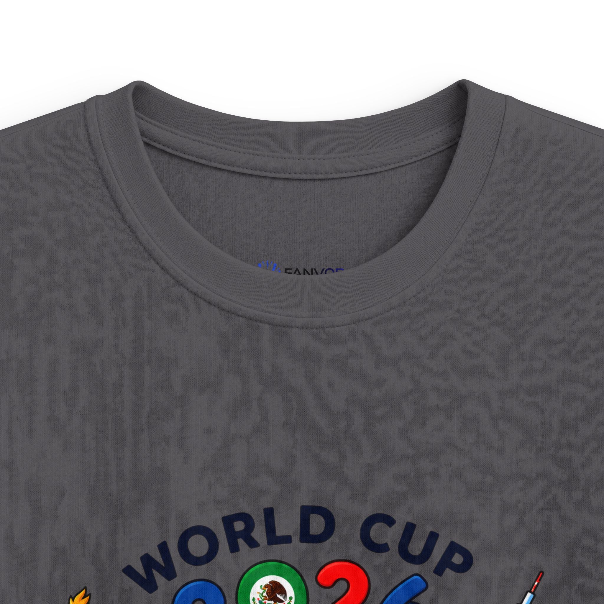 Kids Tee -  America Soccer Mascot & Landmarks