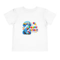 2nd Birthday Toddler Tee — Happy Birthday Number 2 with Cars & Balloons