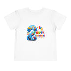 2nd Birthday Toddler Tee — Happy Birthday Number 2 with Cars & Balloons