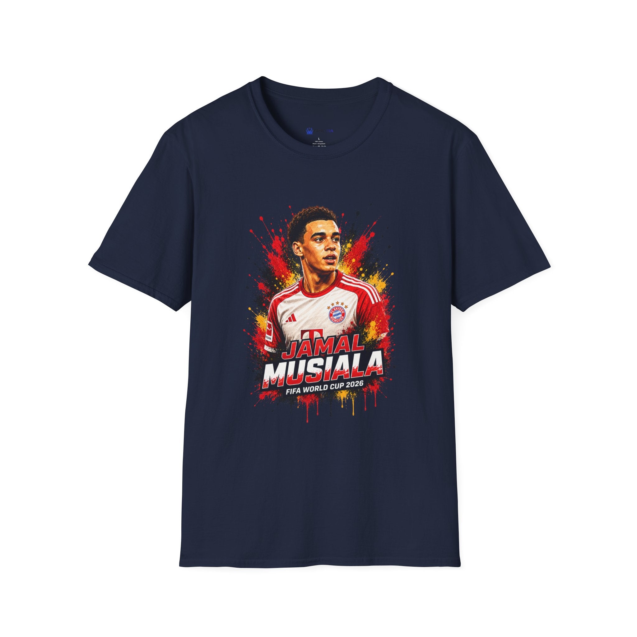 Soccer Player Jersey T-Shirt — Germany Legend Portrait Graphic Tee