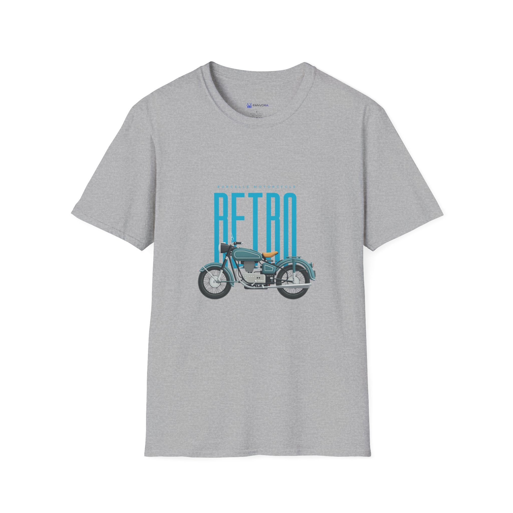 Retro Motorcycle T-Shirt — Vintage Bike Graphic Tee