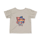 Infant 4th of July Tee — Cute USA Baby Patriotic Shirt.