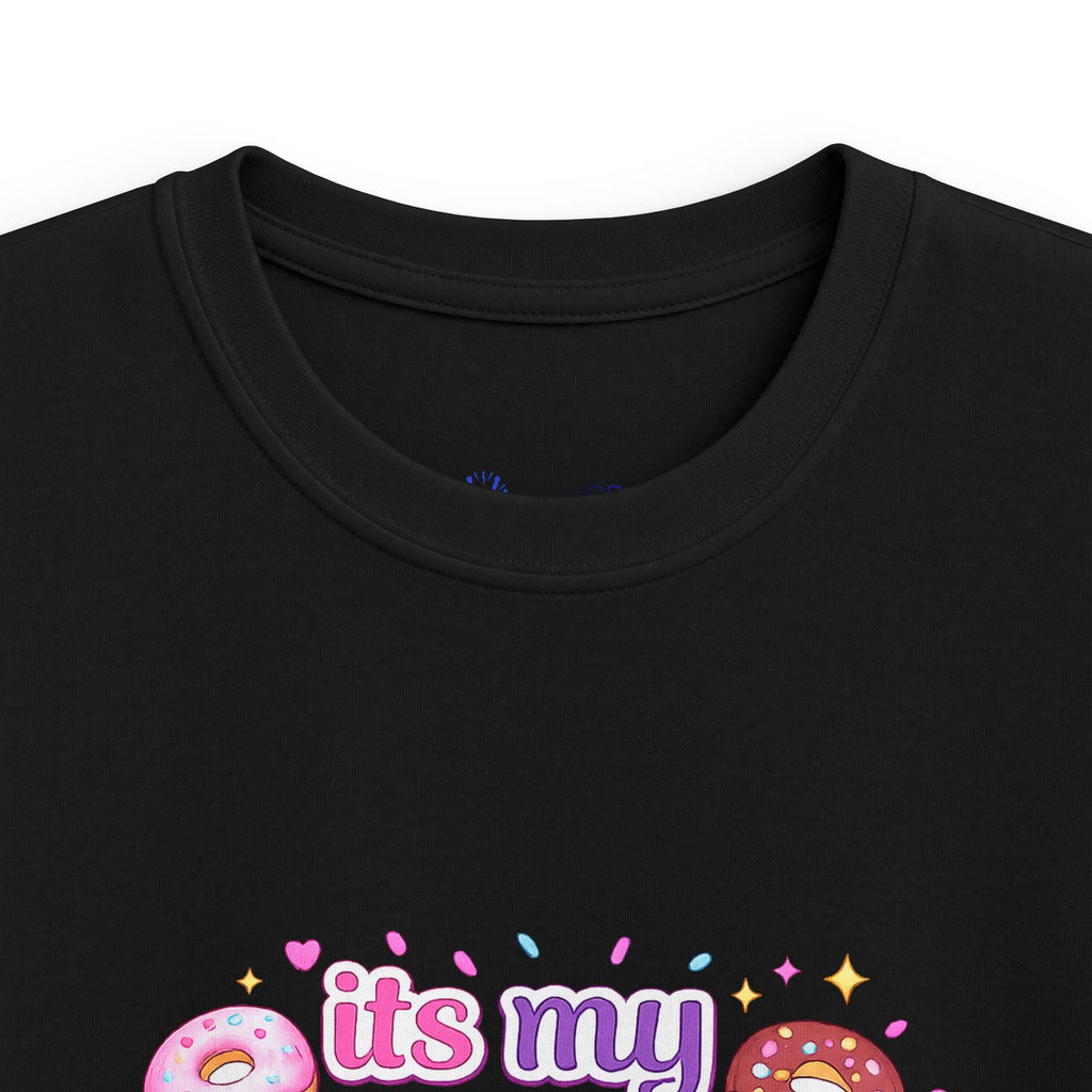 Kids 10th Birthday T-Shirt — “It's My 10th Birthday” Fun Donut Design