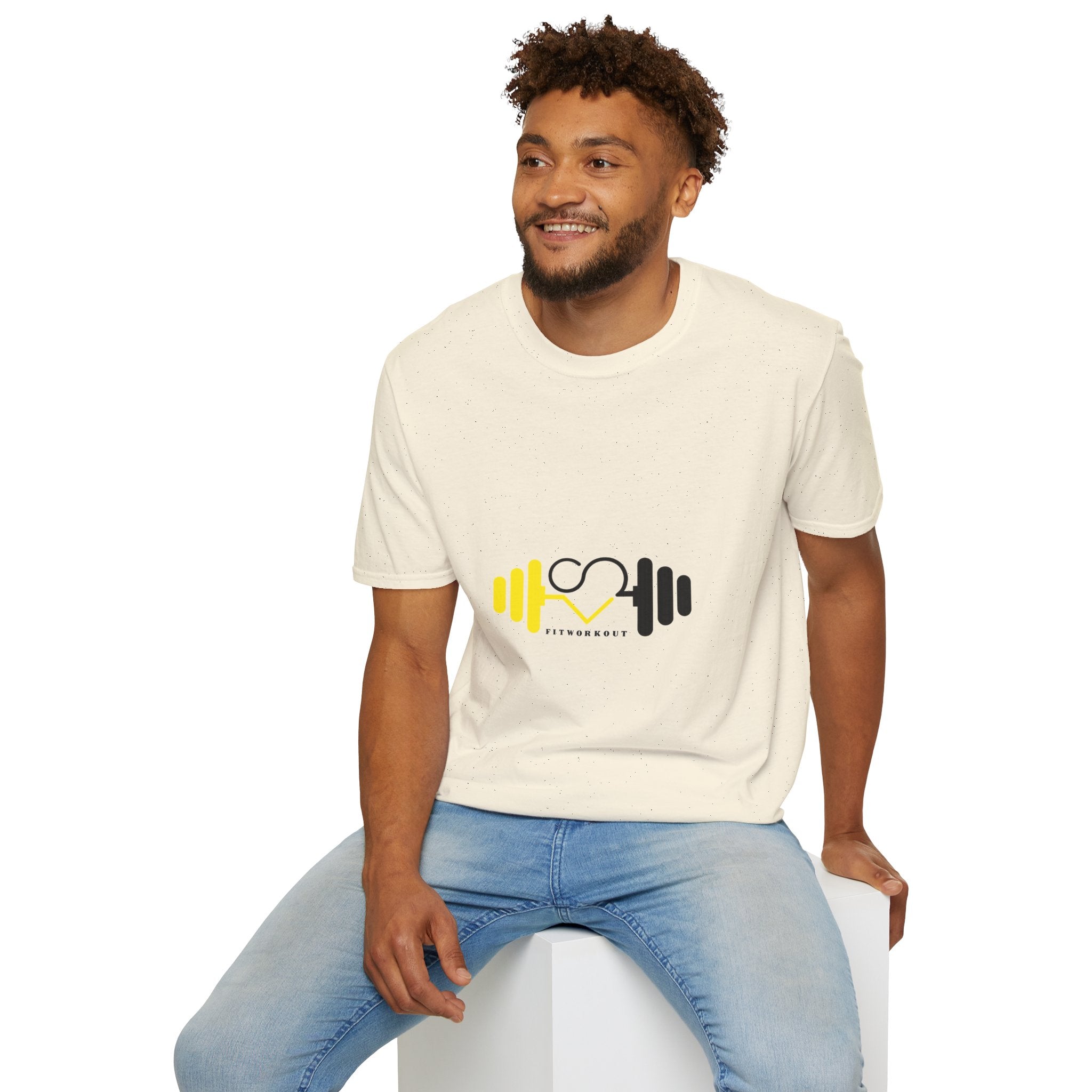 Weightlifting Heart Barbell T-Shirt — Fitness Gym Crusher Tee